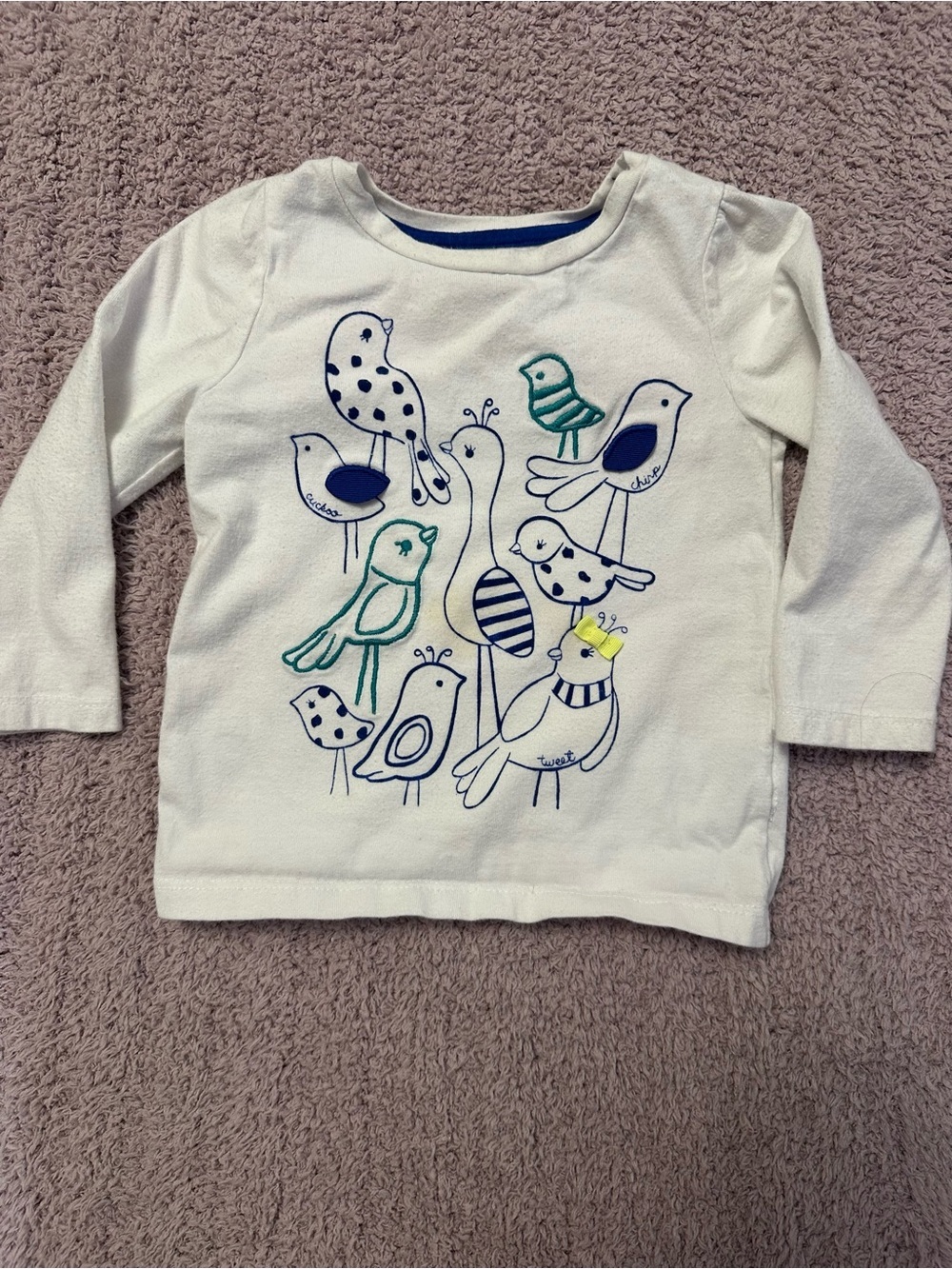 🐦 Gymboree Bird Top & Polka Dot Corduroy Pants Set 12-18M * - Picture 2 of 9